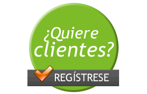 ¿Quiere clientes? REGISTRESE