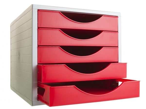 Sistema modular de 5 cajones medianos