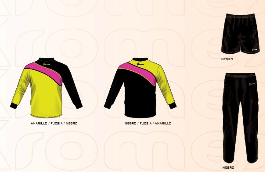 Equipacion Portero Leo, marca Kromex