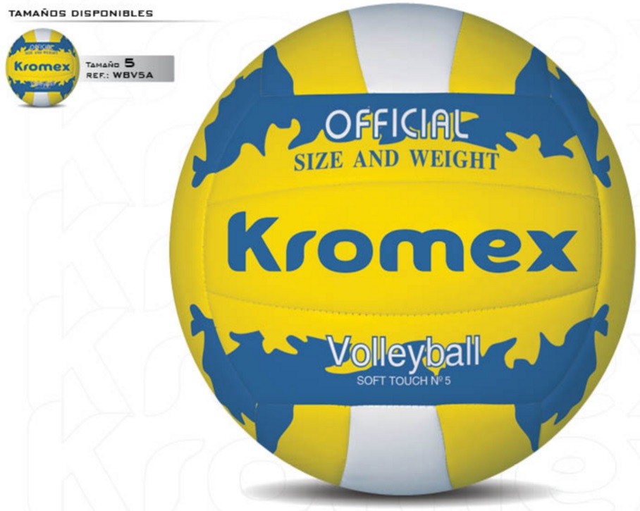 Balón de voleibol Kromex, tamaño 5